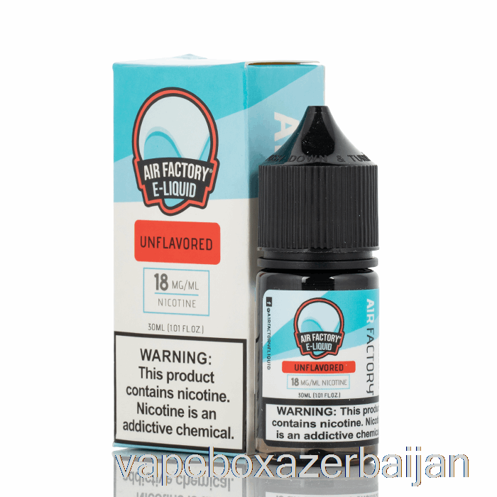 Vape Baku Unflavored - Air Factory SALTS - 30mL 18mg